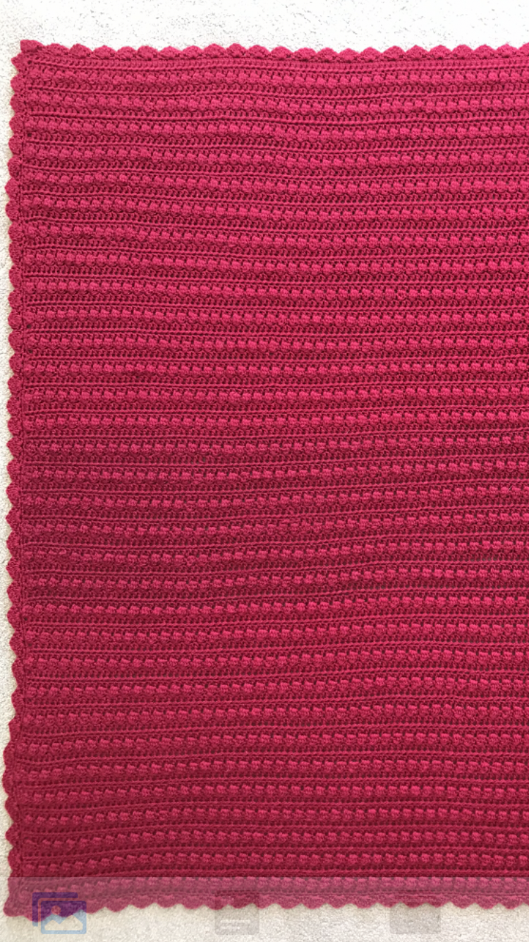 Berry Stitch Baby Blanket