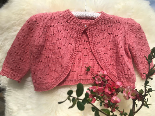 Pretty Coral Shrug