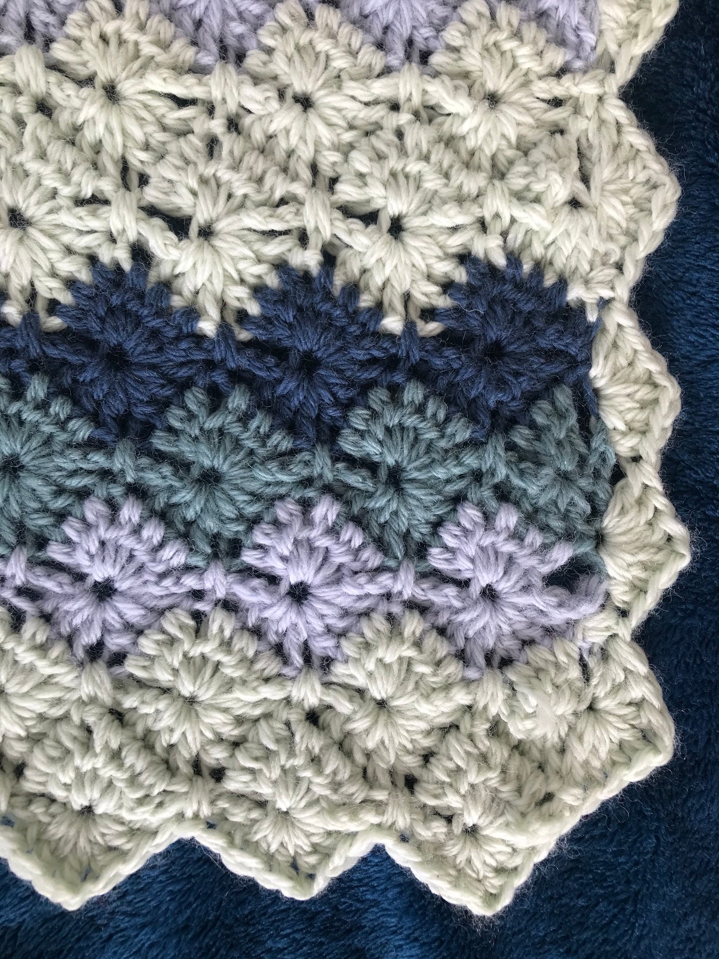 Harlequin Striped Baby Blanket