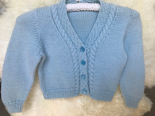 Cable Panel Cardigan