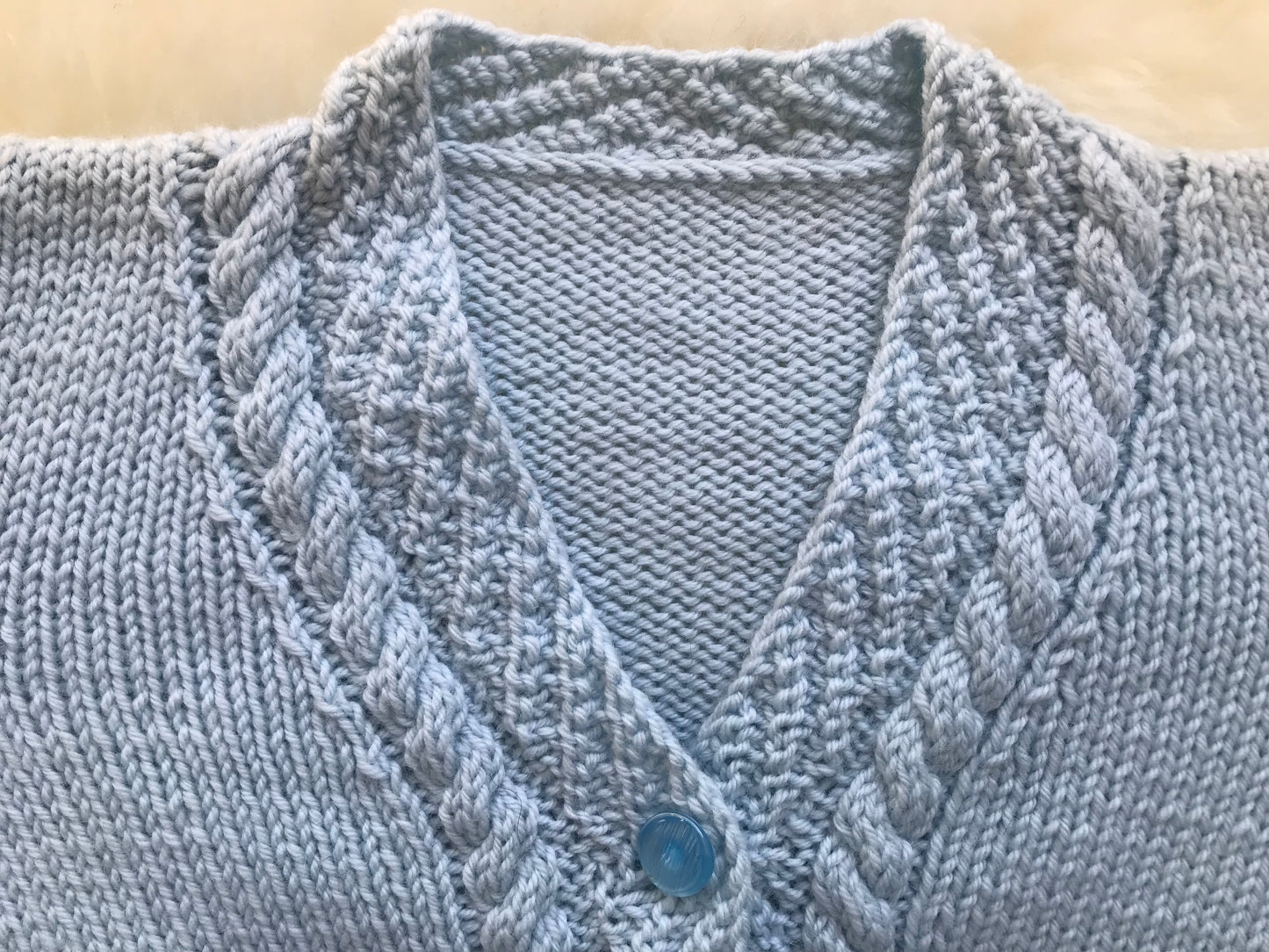 Cable Panel Cardigan