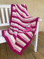 Pink Stripe Baby Blanket