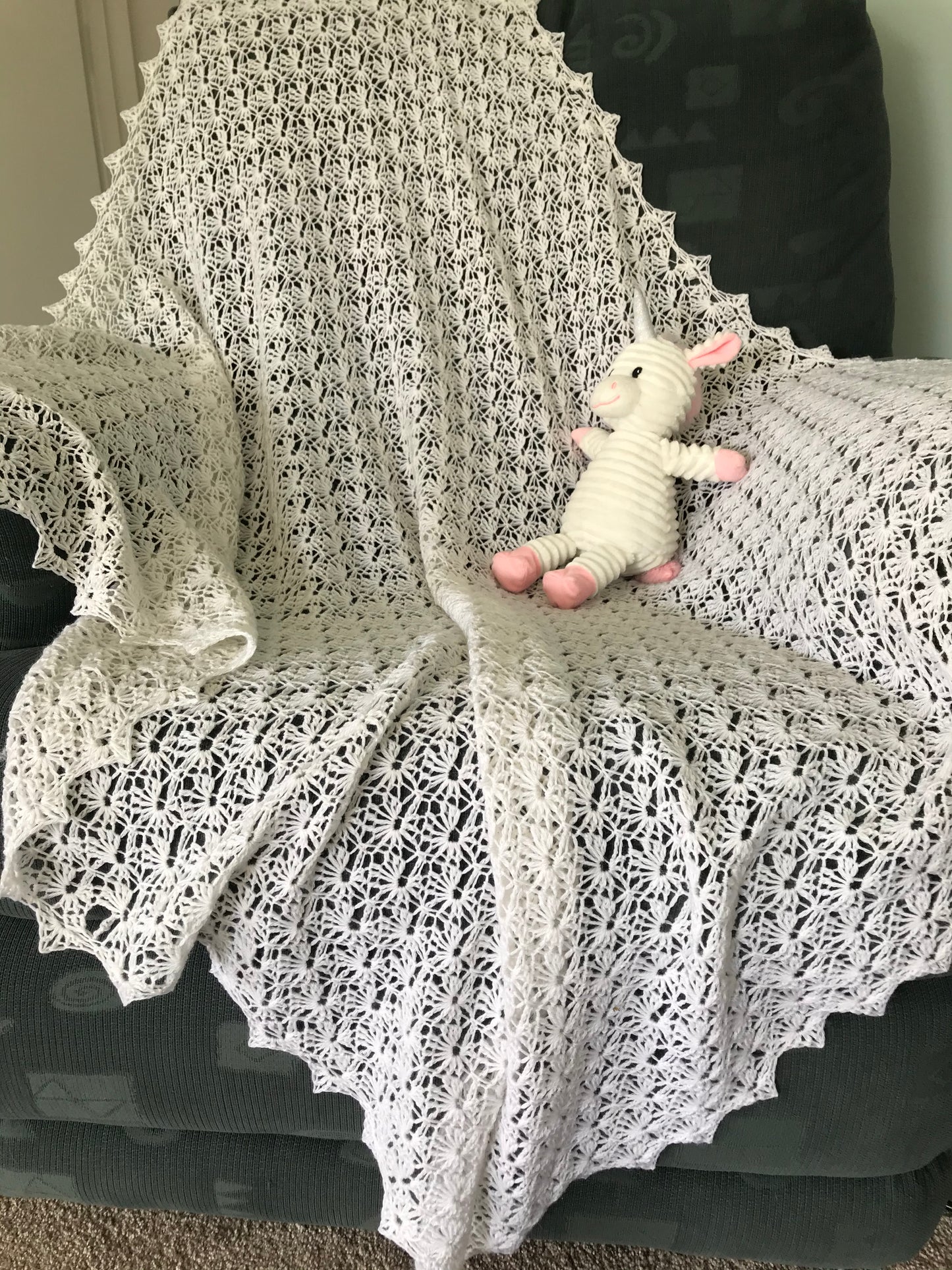 Harlequin Crochet Baby Blanket