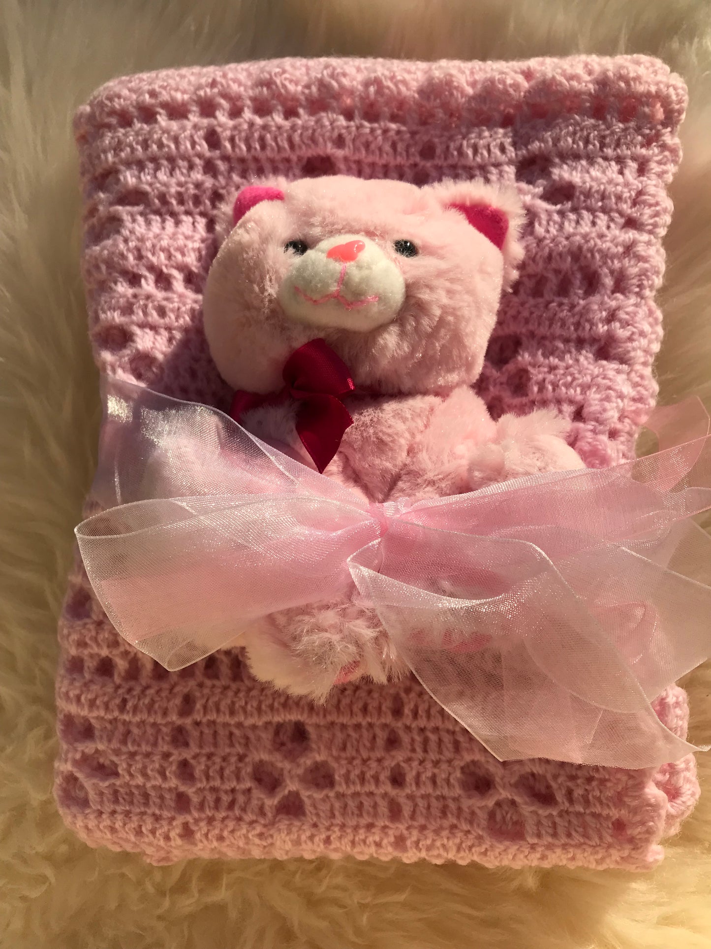 Pink Midwife Baby Blanket