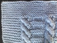 Cable Ridge Baby Blanket