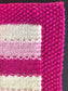 Pink Stripe Baby Blanket