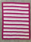 Pink Stripe Baby Blanket