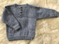 Denim Fleck Textured Sweater