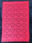 Pink Hearts Baby Blanket