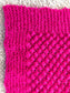 Magenta Popcorn Baby Blanket