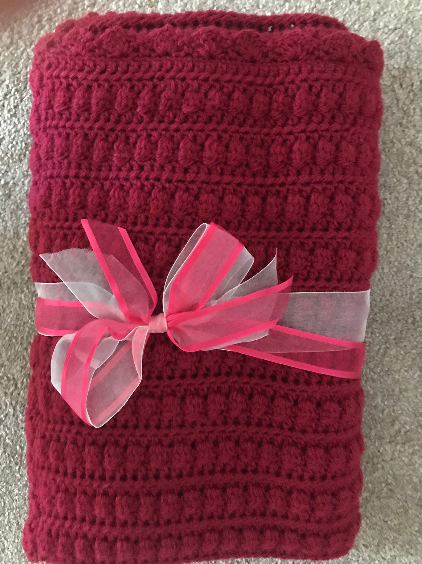 Berry Stitch Baby Blanket