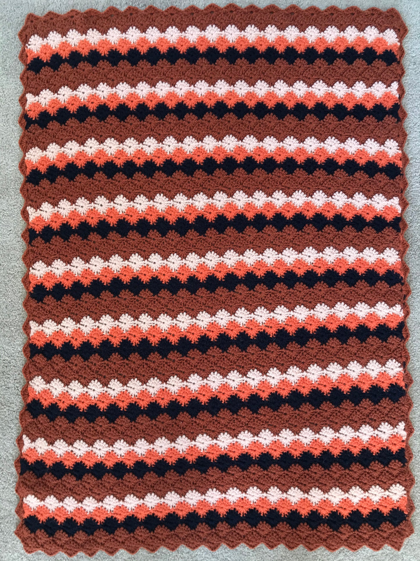 Harlequin Autumn Blanket